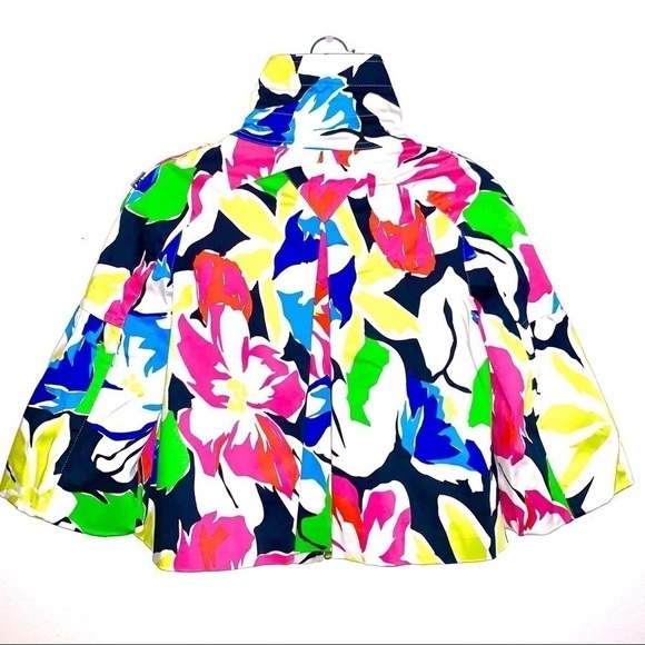 Caché JACKET cropped colorful floral Lightweight - Picture 2 of 2